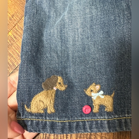 Gymboree 12-18 Month Puppy Dogs Denim Jeans - Picture 3 of 5